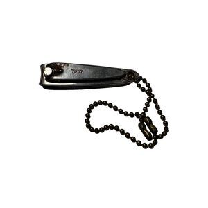 Vintage Trim Nail Clippers Fingernail Clipper With Ball Chain File Bassett USA